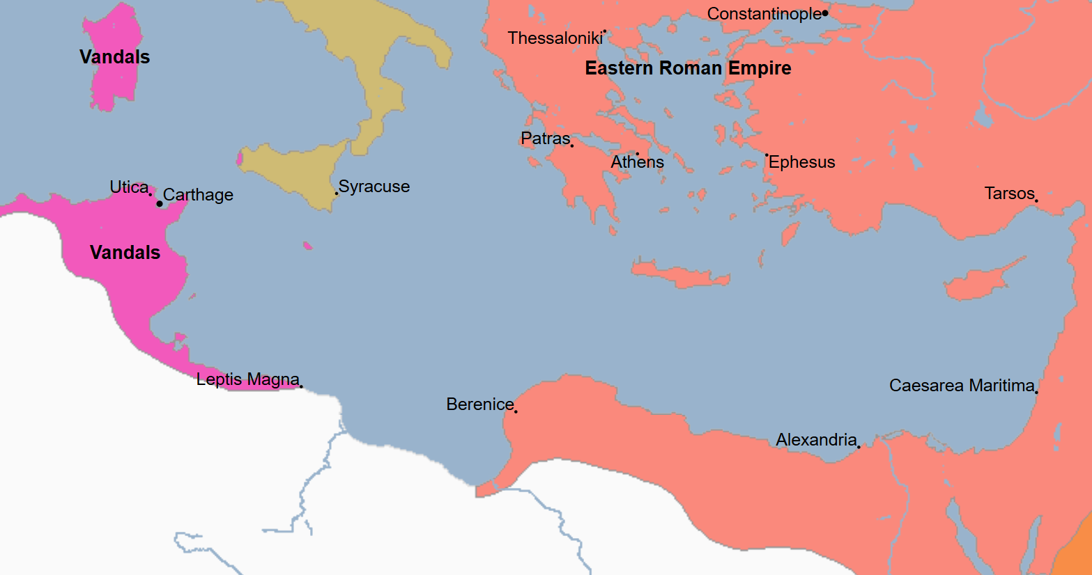 <p>533 - 534 - Vandalic War (All Facts) </p>