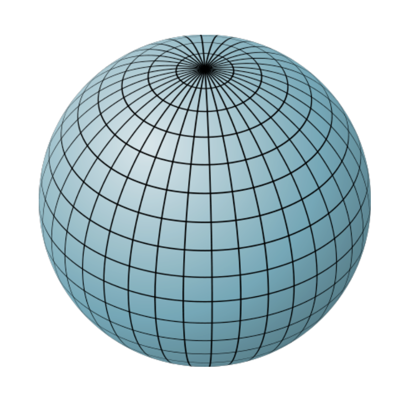 <p>Web of latitude lines (parallels) and longitude lines (meridians) is called the graticule</p><p>- Meridians &amp; parallels always meet at right angles</p><p class="p1">- Distance between parallels is constant (about 69 mi)</p><p class="p1">- Distance between meridians varies by latitude (about 69 mi at equator, zero at poles)</p><p class="p1">- Meridians all intersect at the poles; parallels never intersect</p>