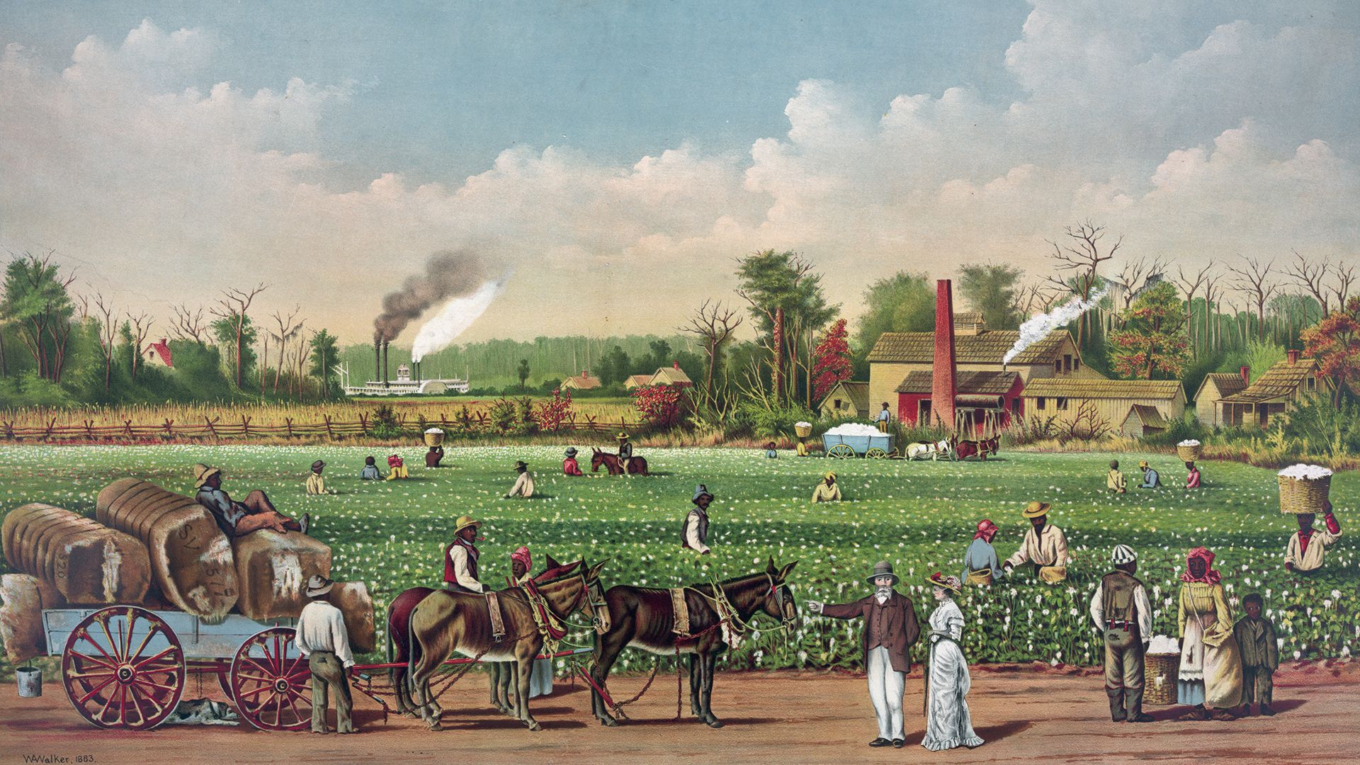 <p>An agricultural system reliant on large estates that produced export crops using coerced labor for high profit margins. </p>