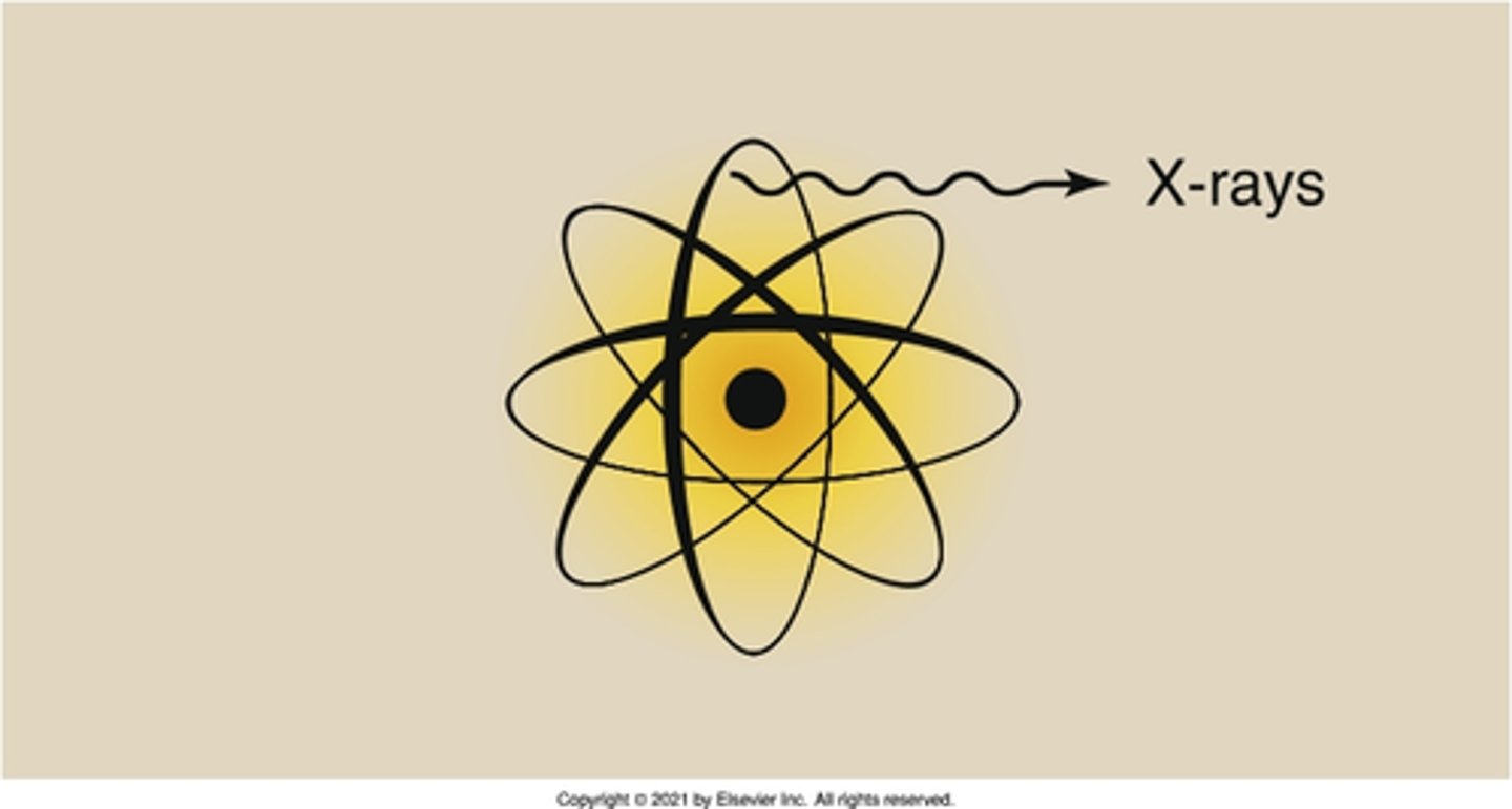 <p>Where do X-rays originate from?</p>