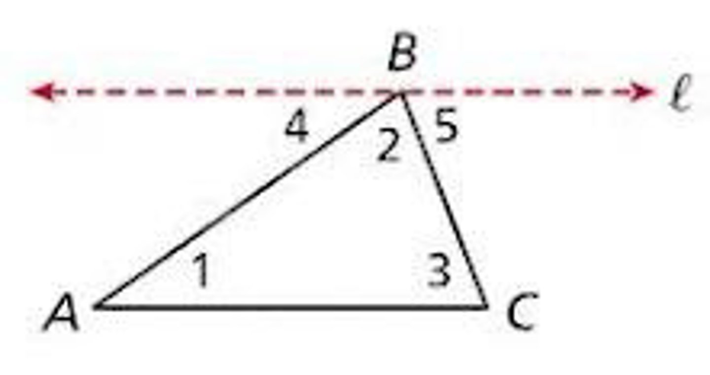 <p>A line, ray, or segment added to a diagram to help in a proof.</p>