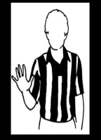 <p><strong>What Basketball Violation does this hand signal imply?</strong></p>