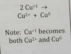 <p>Element is both oxidized and reduced</p>