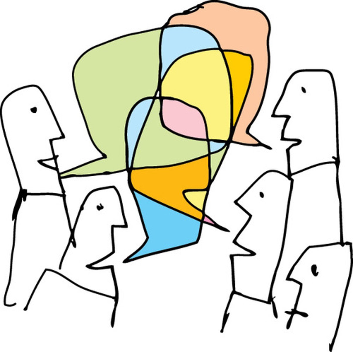 <p>you speak</p>