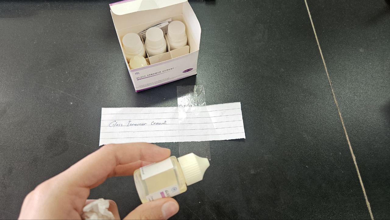 <p>Glass ionomer cement</p>