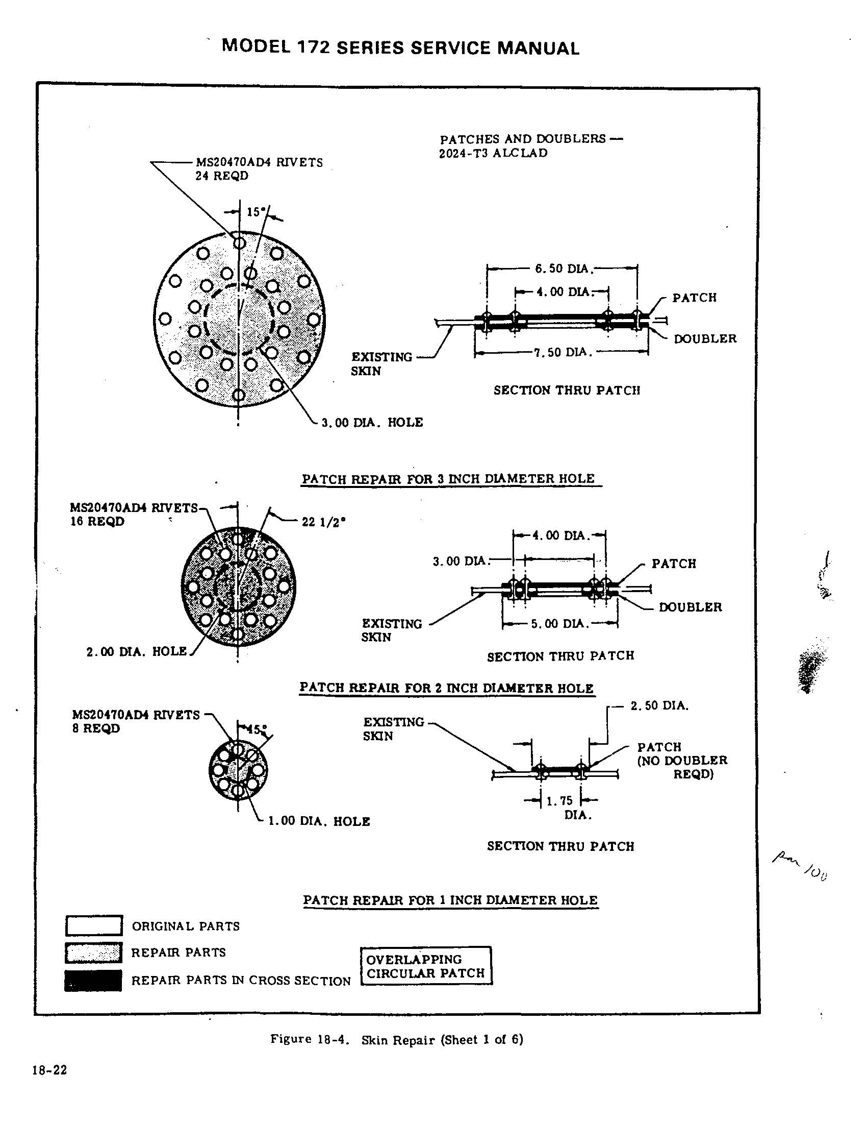 <p>Utilizing the provided manual, <span>2024-T3</span> should be used to perform the assigned patch repair and it is <span>Heat Treated</span> .</p>