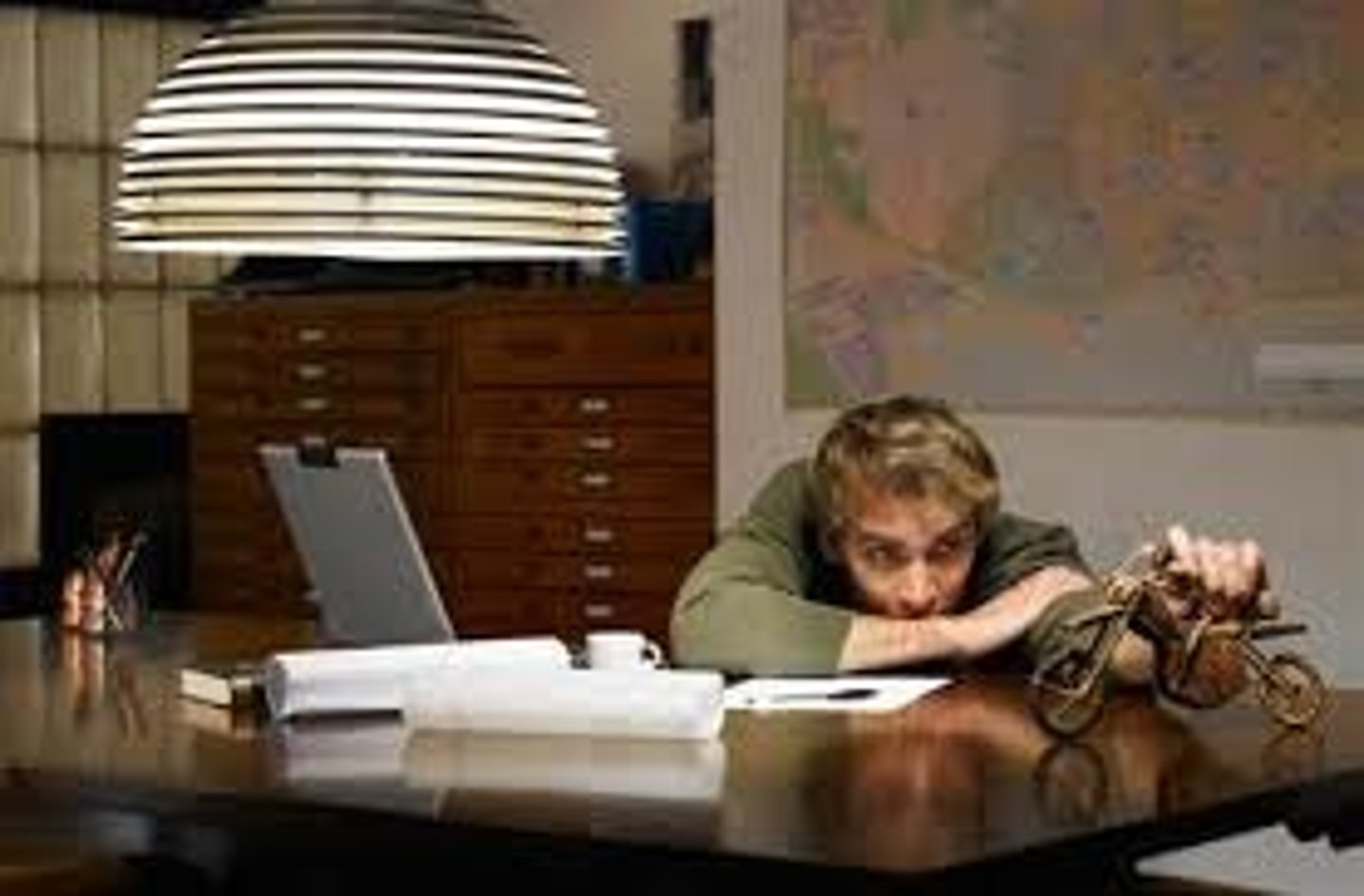 <p>he wasted his time (perdre son temps)</p>