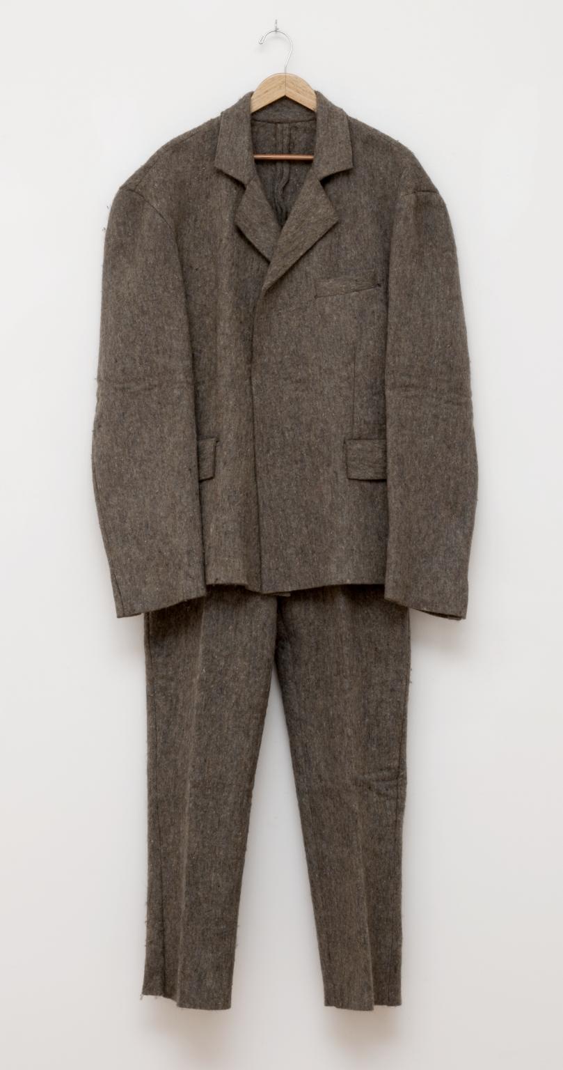 <p><span>uses felt—symbolizing warmth and protection—to express human vulnerability and the need for social healing. As a "multiple," it aimed to democratize art. Linked to his performances, it reflects Beuys's belief in art as a tool for social change and a personal symbol of survival.</span></p>