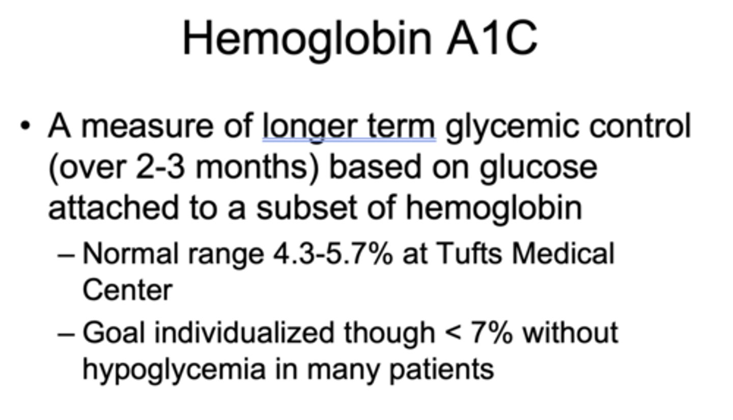 <p>Hemoglobin A1C</p>