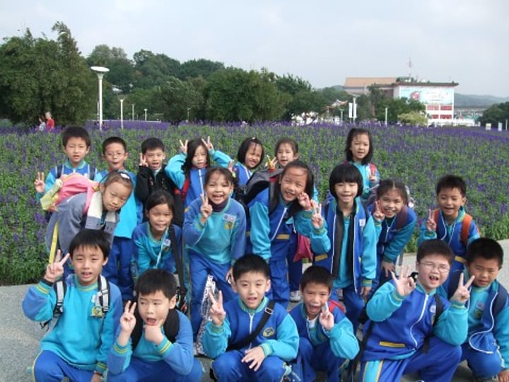 <p>xiàowài (outside school)</p>