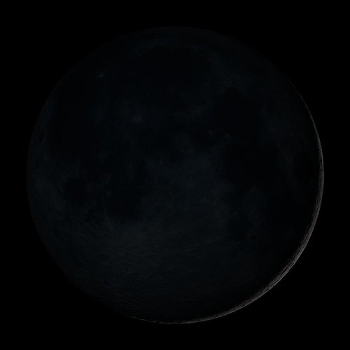 <p>The phase of the moon in which the moon is between the earth and the sun and cannon be seen in the sky as the illuminated side faces away from Earth.</p>