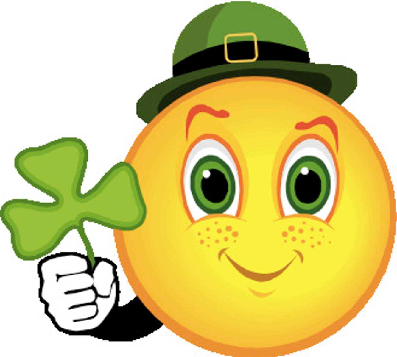 <p>lucky, happy</p>