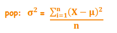 <p>Square root of population variance population SD</p>