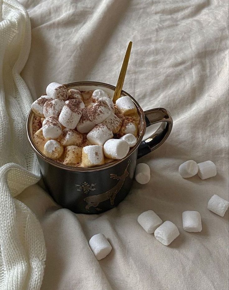 <p>I <strong>make hot cocoa </strong>every winter </p>