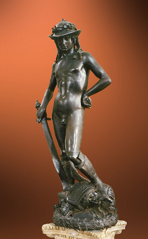 <p>Cast Bronze Freestanding Sculpture (statue) commissioned by the <em>Medici Family</em> (rulers of Florence); nude</p>