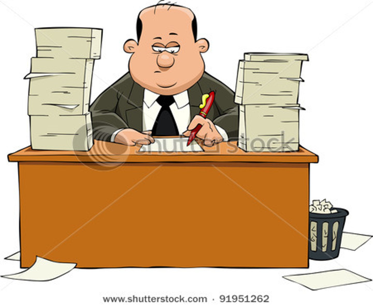 <p>(negative connotation) over-regulated, relying on strict system that makes thing slow to be approved -> inefficiency</p>