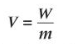 <p>V = gravitational potential = Jkg-1 </p><p>W = work done </p><p>m = mass </p>