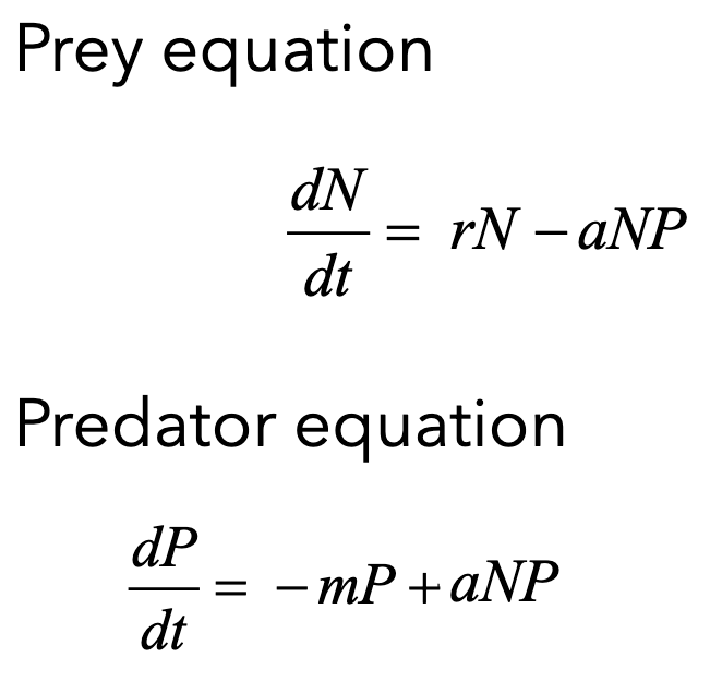<p>f=aNP=mortality due to predator=prey uptake by predators</p>
