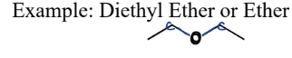 <p>A type of Oxygen-Containing Compound</p><p>= contain an O bonded in between two carbons</p>