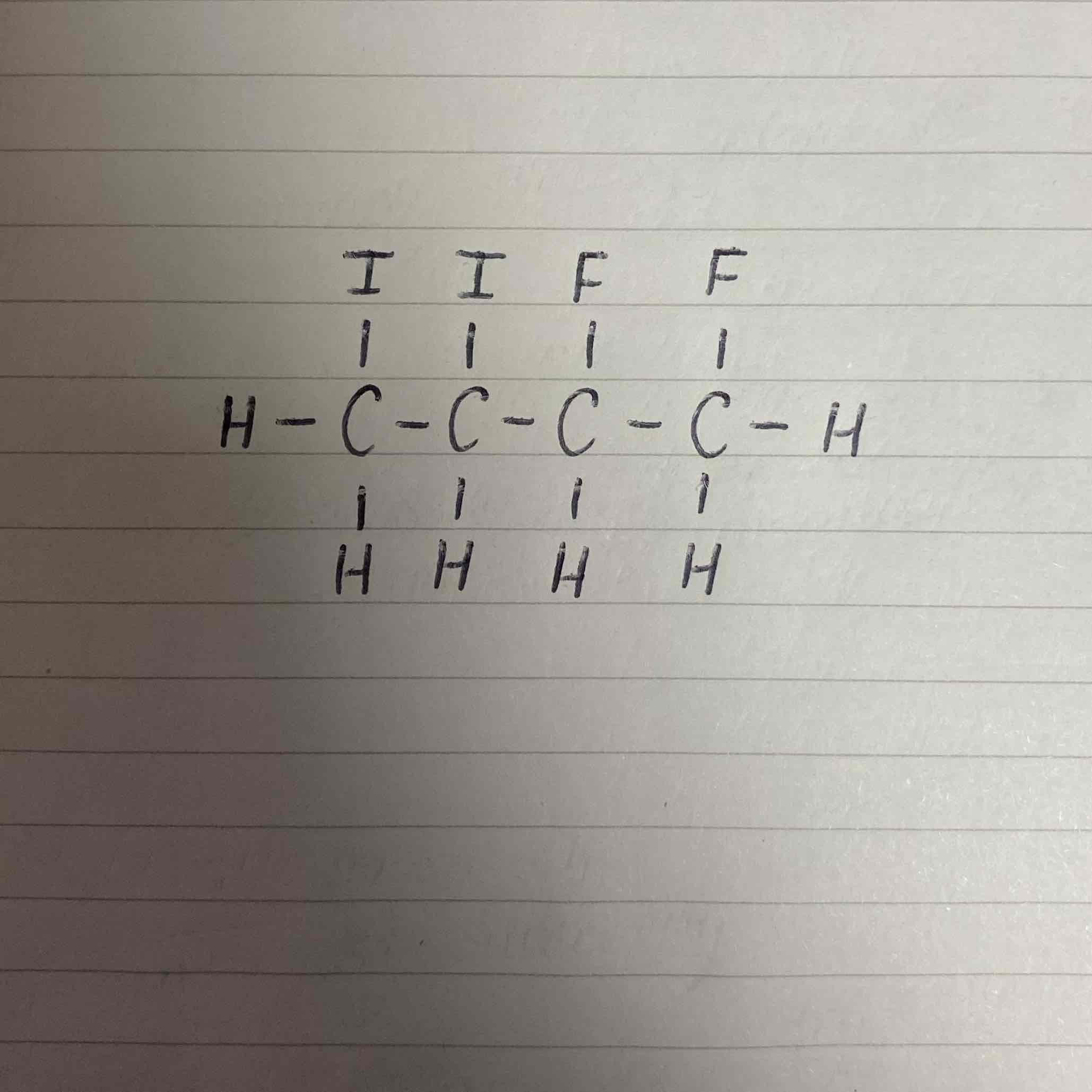 <p>What would be the name of this halogenoalkane?</p>