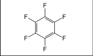 <p>What is the name of the following compounds?</p><p>A) Benzene </p><p>B) fluorobenzene</p><p>C) hexafluorobenzene</p><p>D) o-fluorobenzene</p><p>E) p-fluorobenzene</p>