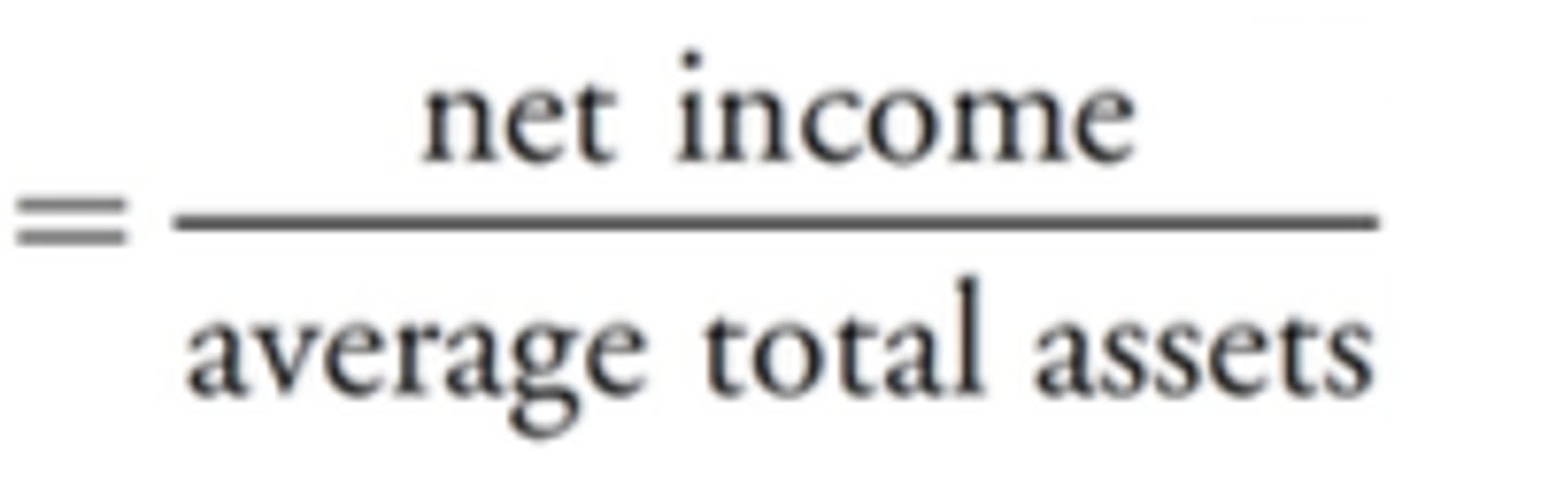 <p>how profitability the company used its assets during that period in a measure of the return on assets</p><p>profit margin * Asset turnover</p>