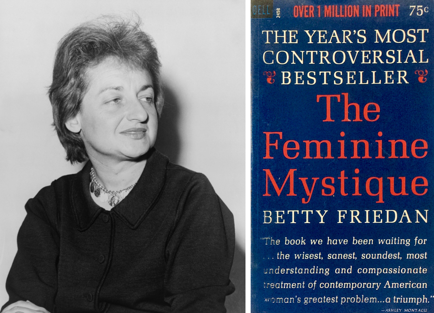 <p>An American writer/activist best known for her book <em>The Feminine Mystique </em>(<span>1963) </span>which challenged traditional roles of women in society and sparked the second wave of feminism. </p>
