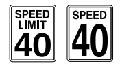 <p>Speed Limit sign</p>