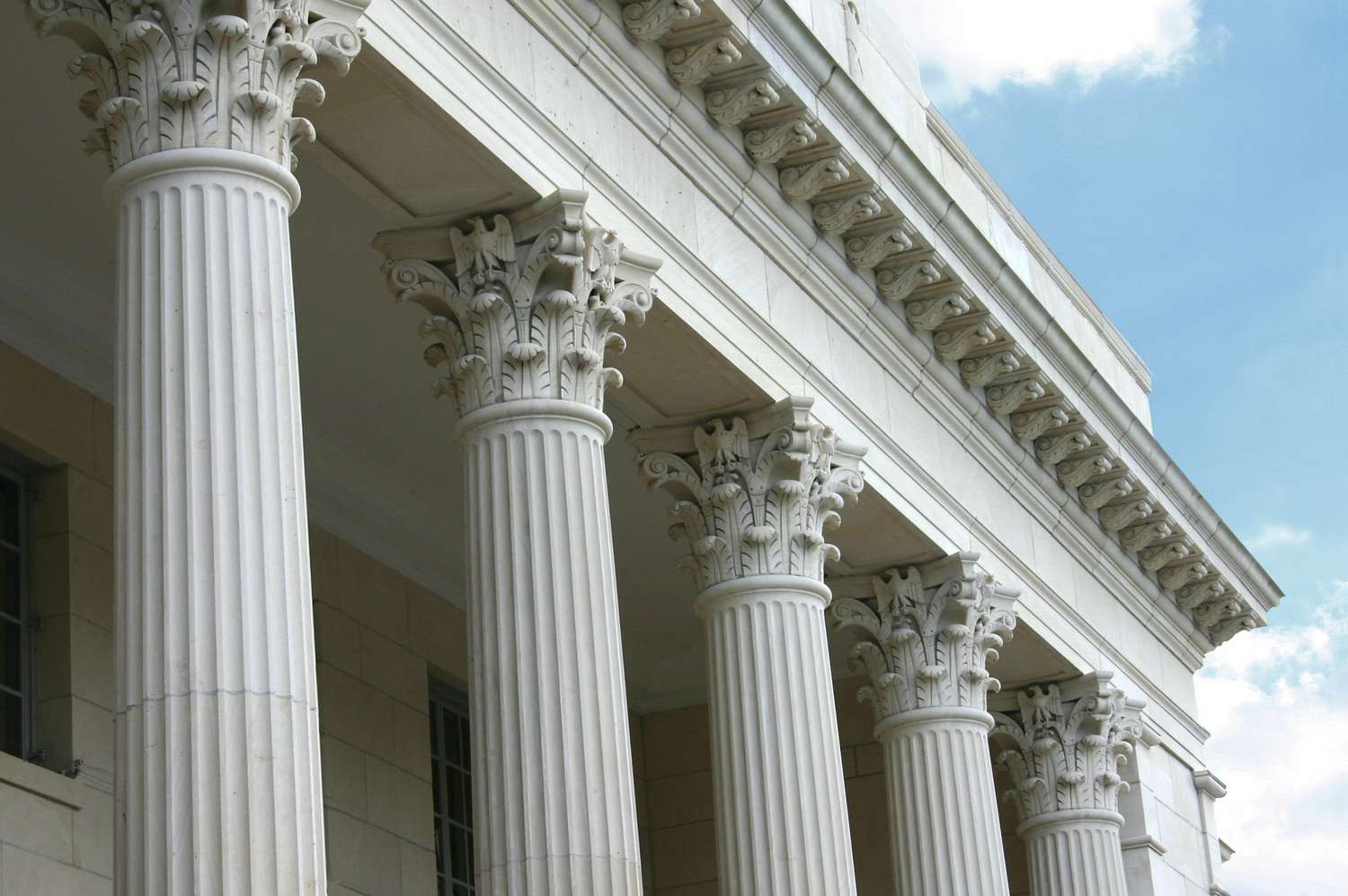 <p>Corinthian columns</p>