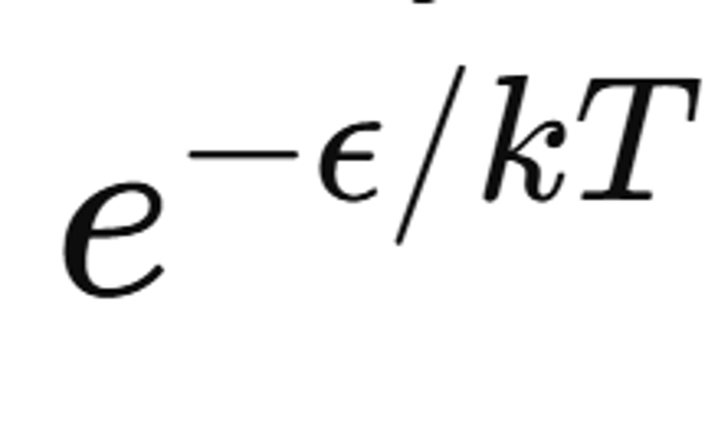 <p>suppressed by the boltzmann factor</p>