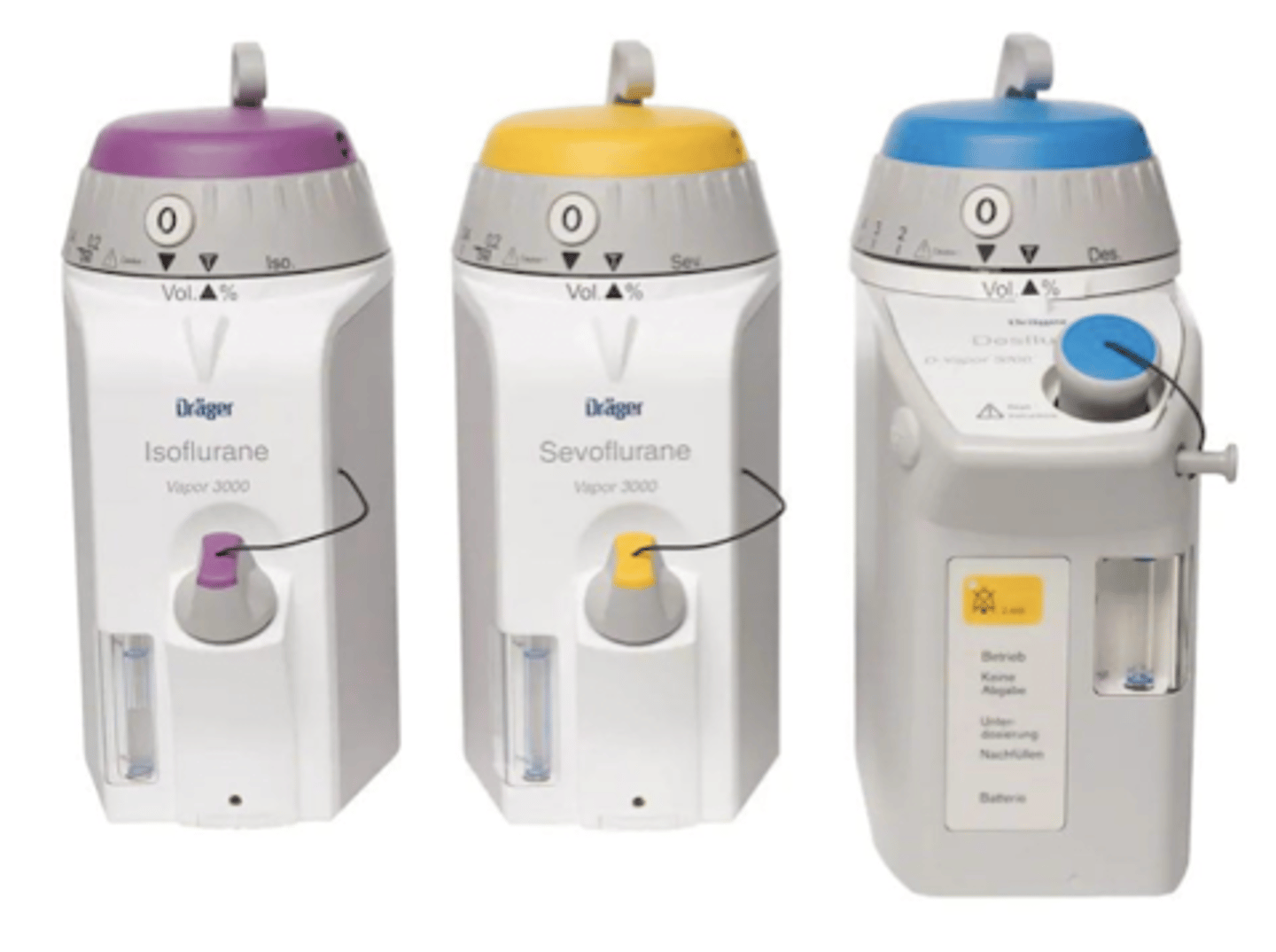 <p>they are each specific for a certain type of gas.</p><p>we cannot use a vaporizer with a gas that it is not meant for.</p>