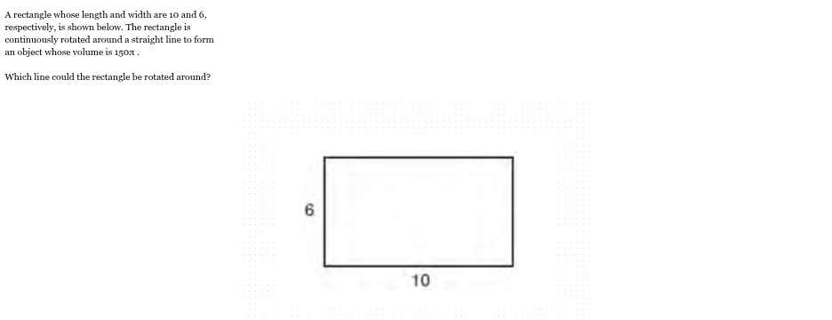 <p>1)  long side</p><p>2) short side</p><p>3) vertical line of symmetry</p><p>4) horizontal line of symmetry</p>
