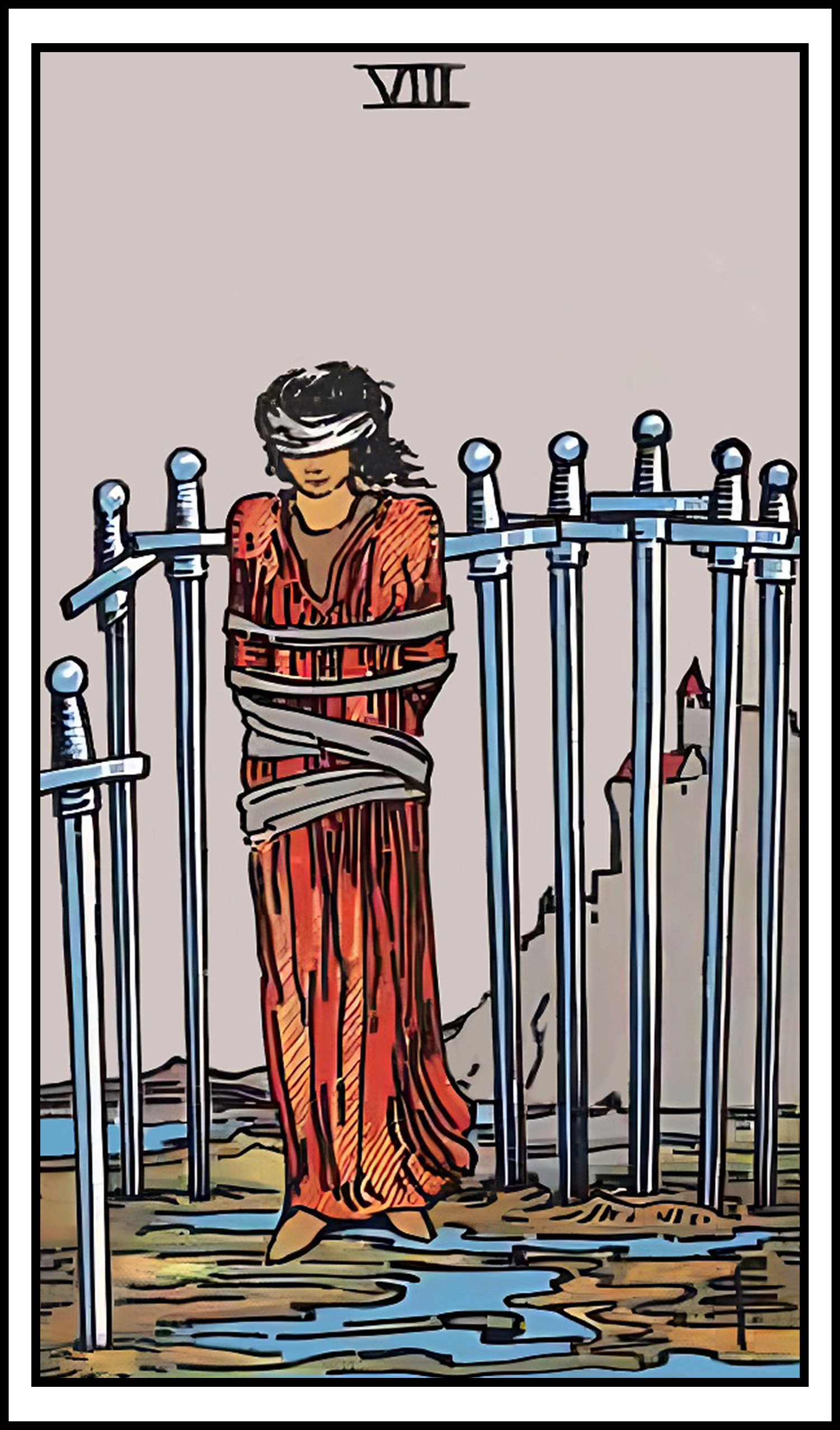 <p>8 of swords</p>