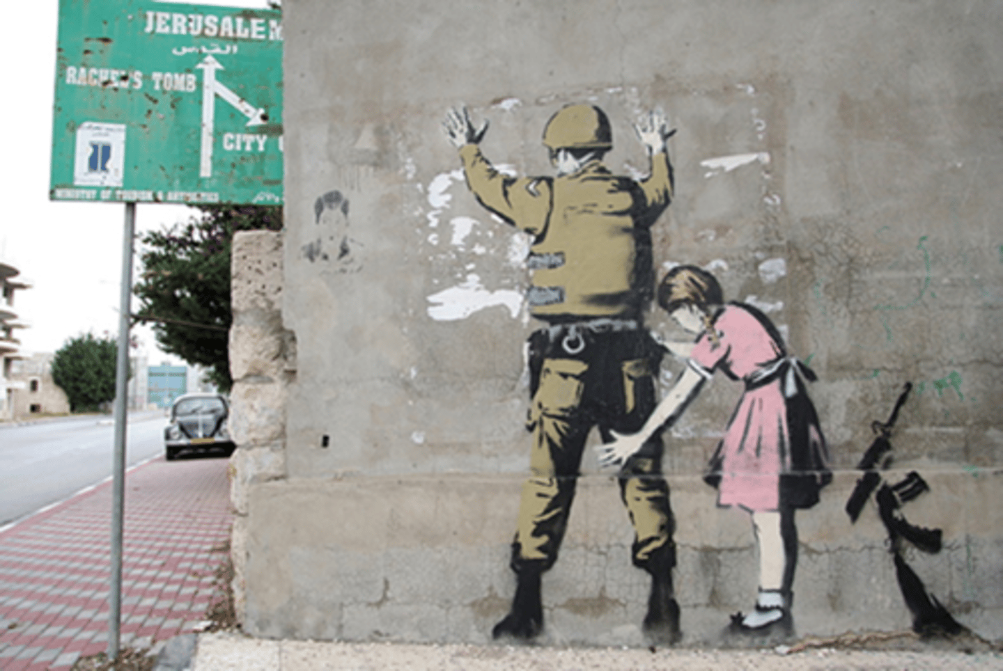<p>- Street art and political commentary.</p>
