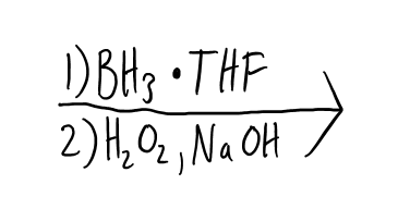 <ul><li><p>H and OH are added</p></li><li><p>OH at less substituted</p></li><li><p>syn addition</p></li><li><p>Has En</p></li><li><p>anti-mark</p></li></ul><p></p>