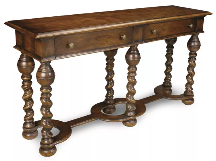 <p>Turned leg incorporating a spiral turning</p>