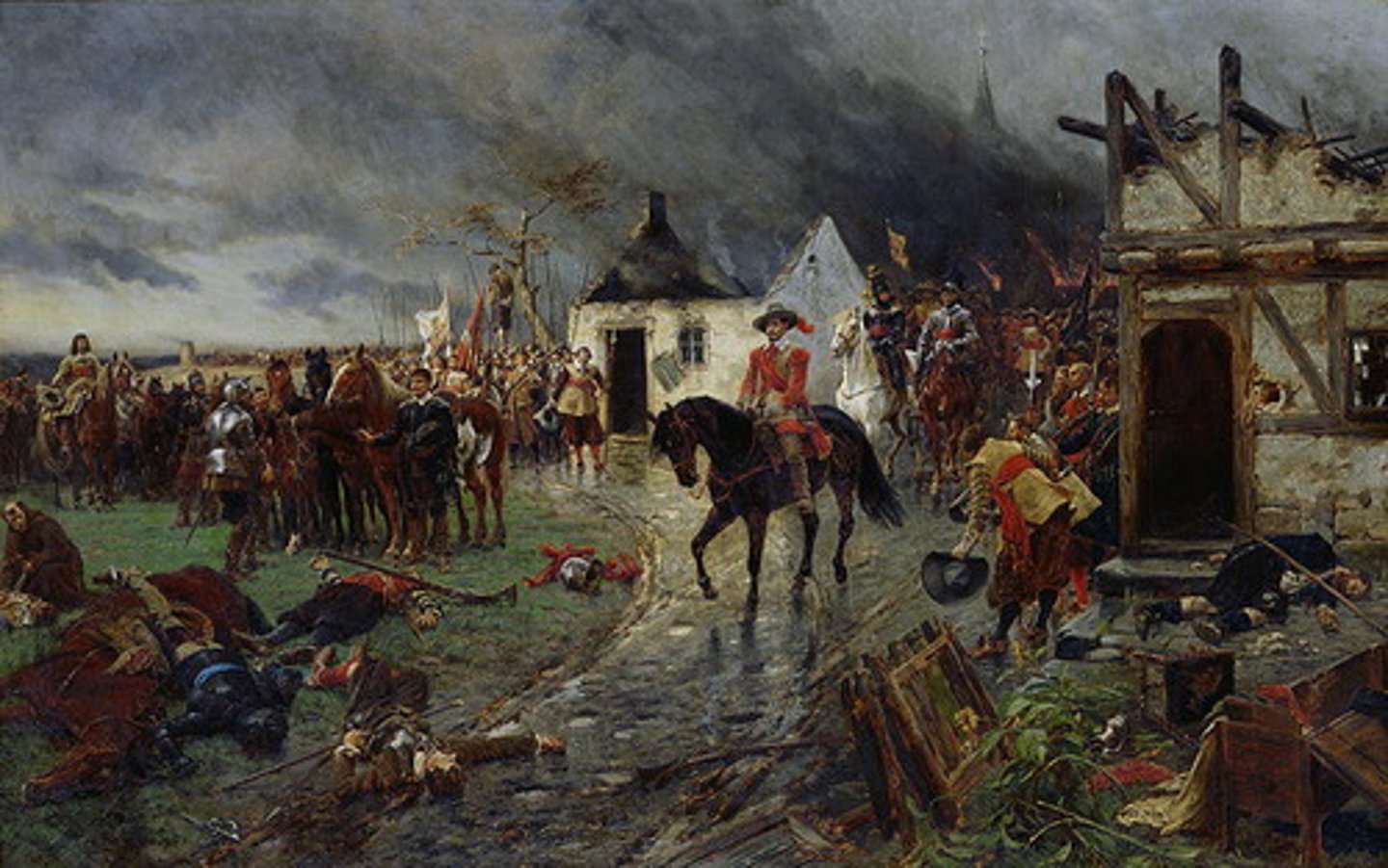 <p>One of Louis XIV's wars after the Glorious Revolution in which he faced the Grand Alliance of Spain, England, the Dutch, and HRE (Holy Roman Empire) for nearly a decade.</p>