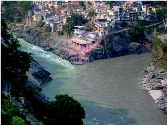 \
The diagram below shows a smaller river flowing into a larger river. The smaller river is therefore a(n) _____