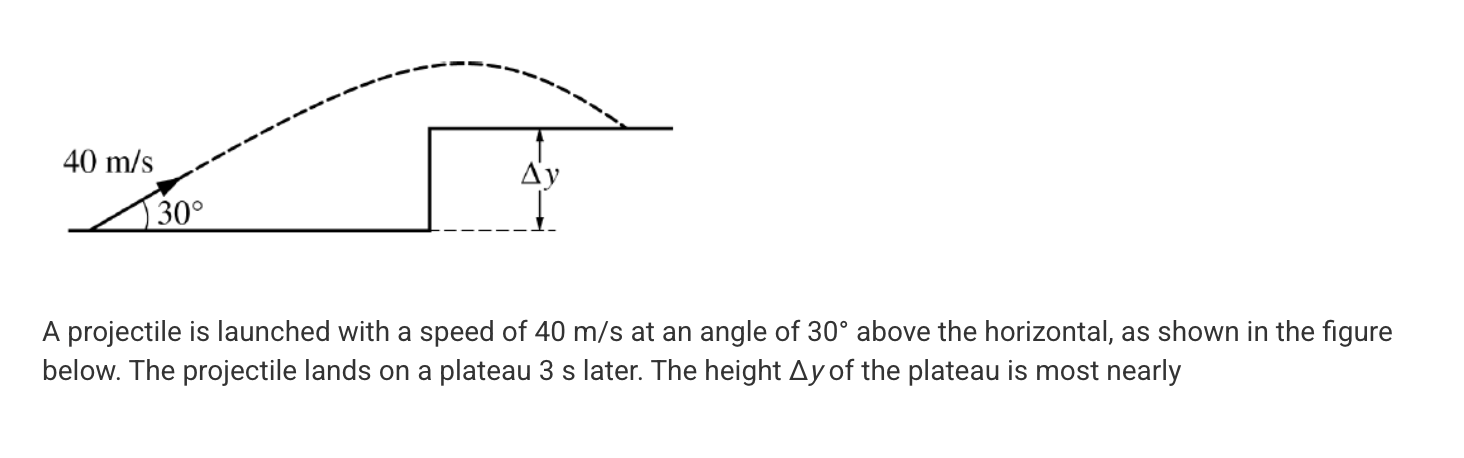 <p>A. 15m</p><p>B. 30m</p><p>C. 45m</p><p>D. 60m</p><p>E. 75m</p>