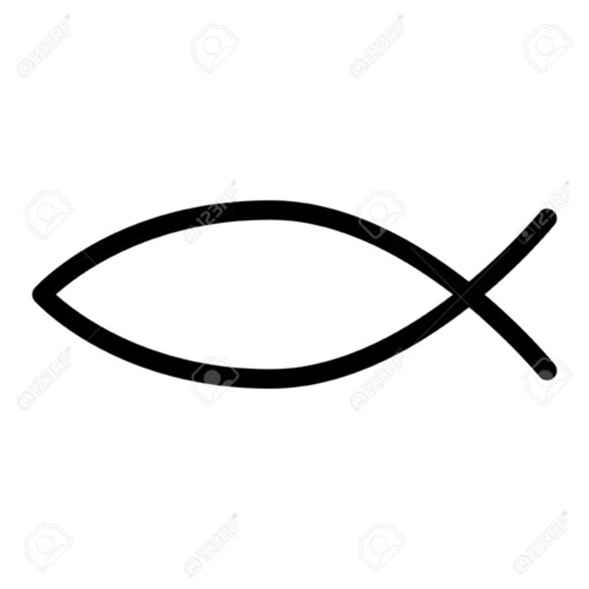 <p>(formerly) secret symbol for Christians</p>
