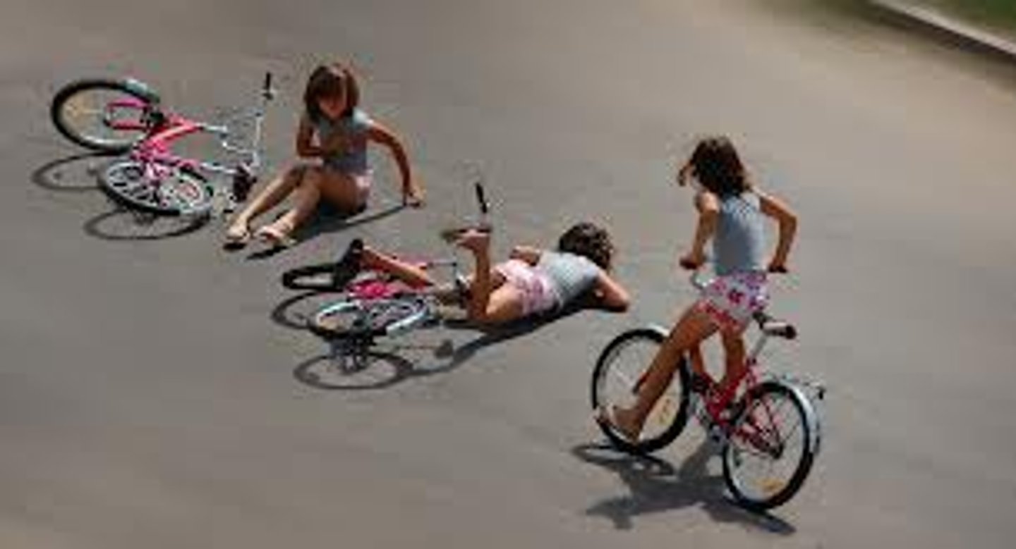 <p>to do something without meaning to</p>