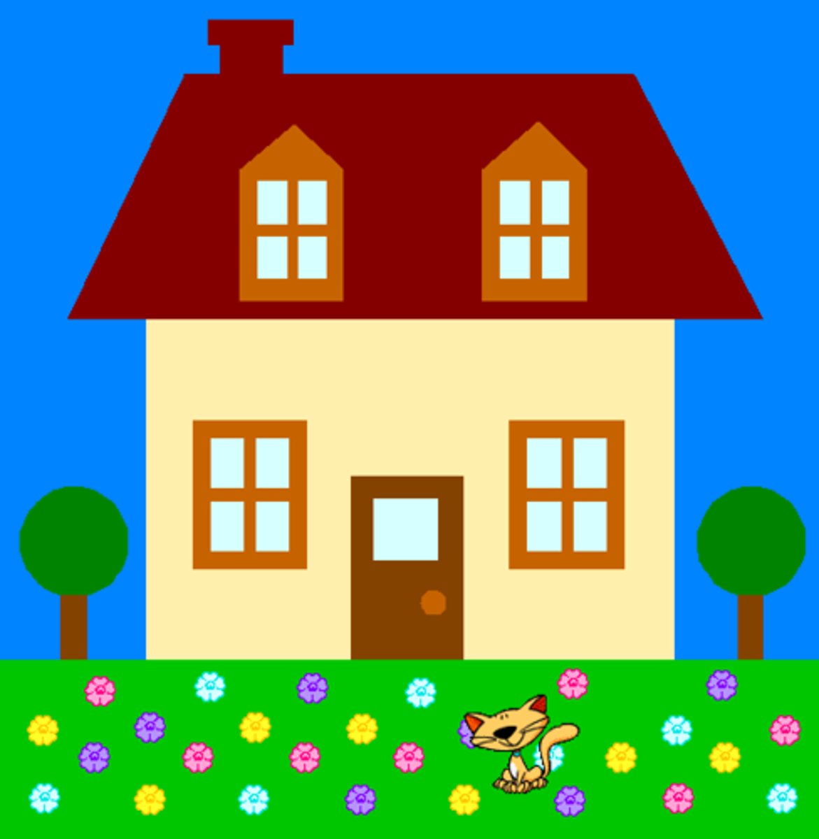 <p>(at) home</p>