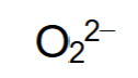 <p>O22-</p>