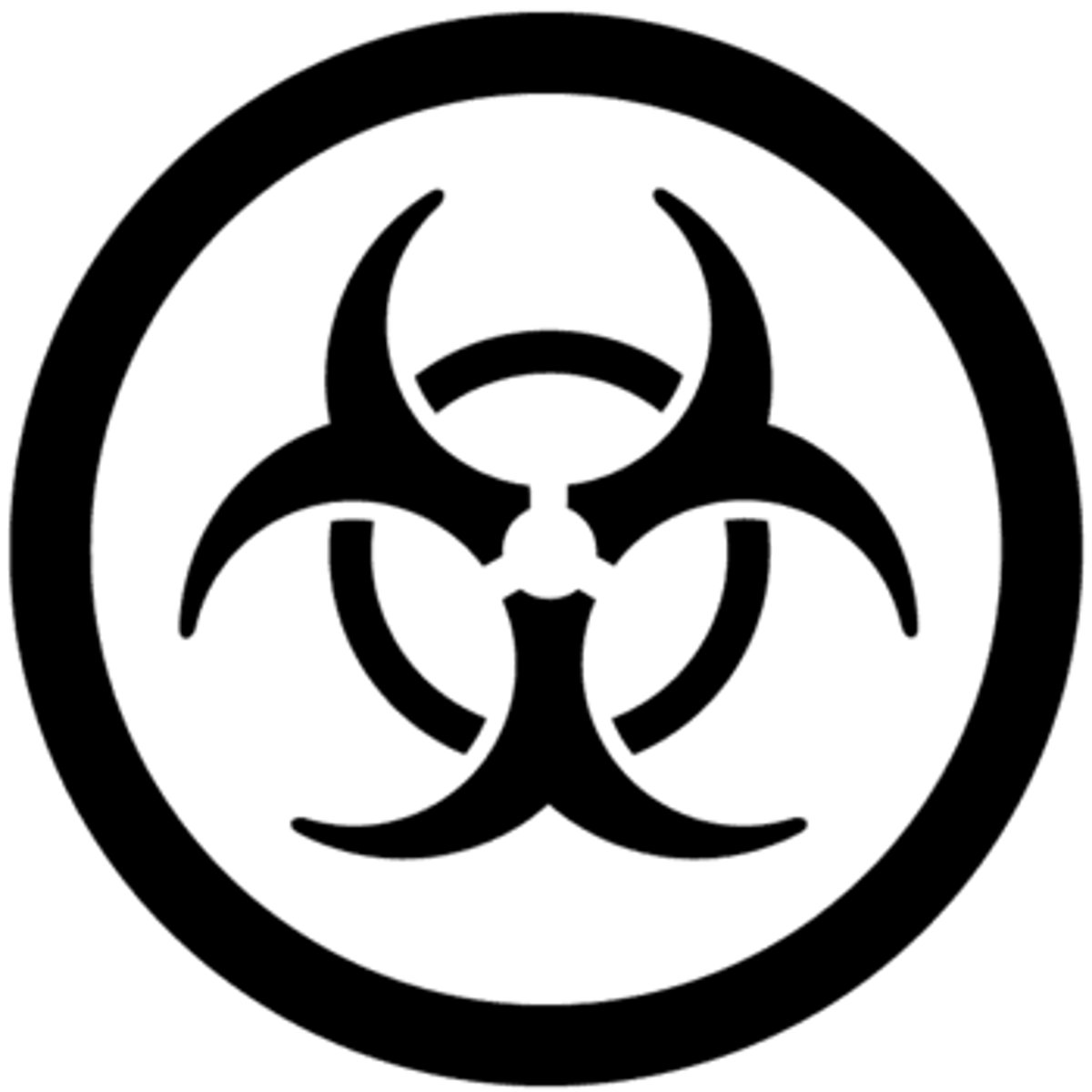 <p>This symbol indicates the presence of biological materials that pose a risk to health, such as bacteria, viruses, or other harmful microorganisms.</p>