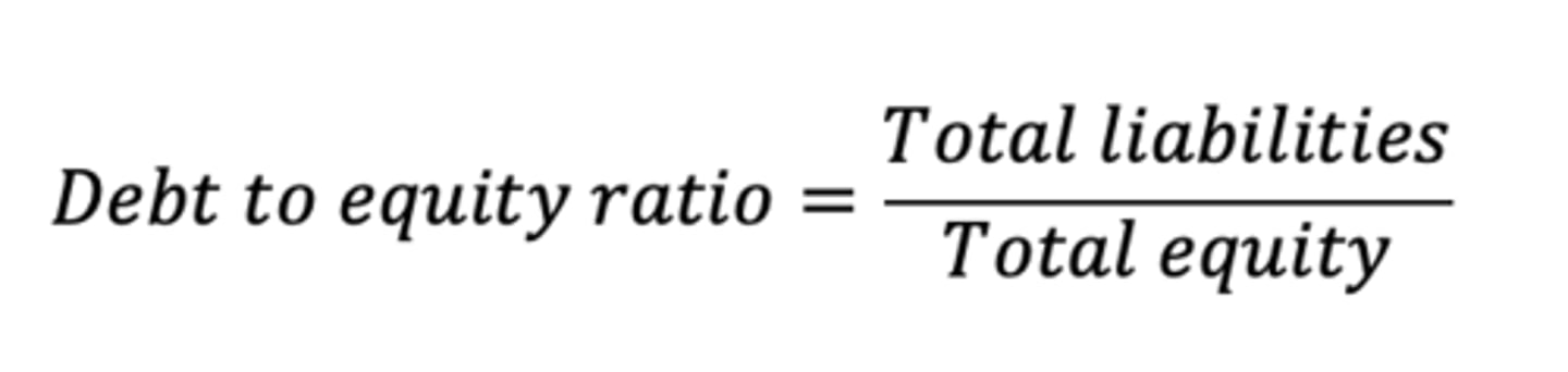 <p>total liabilities/total equity</p>