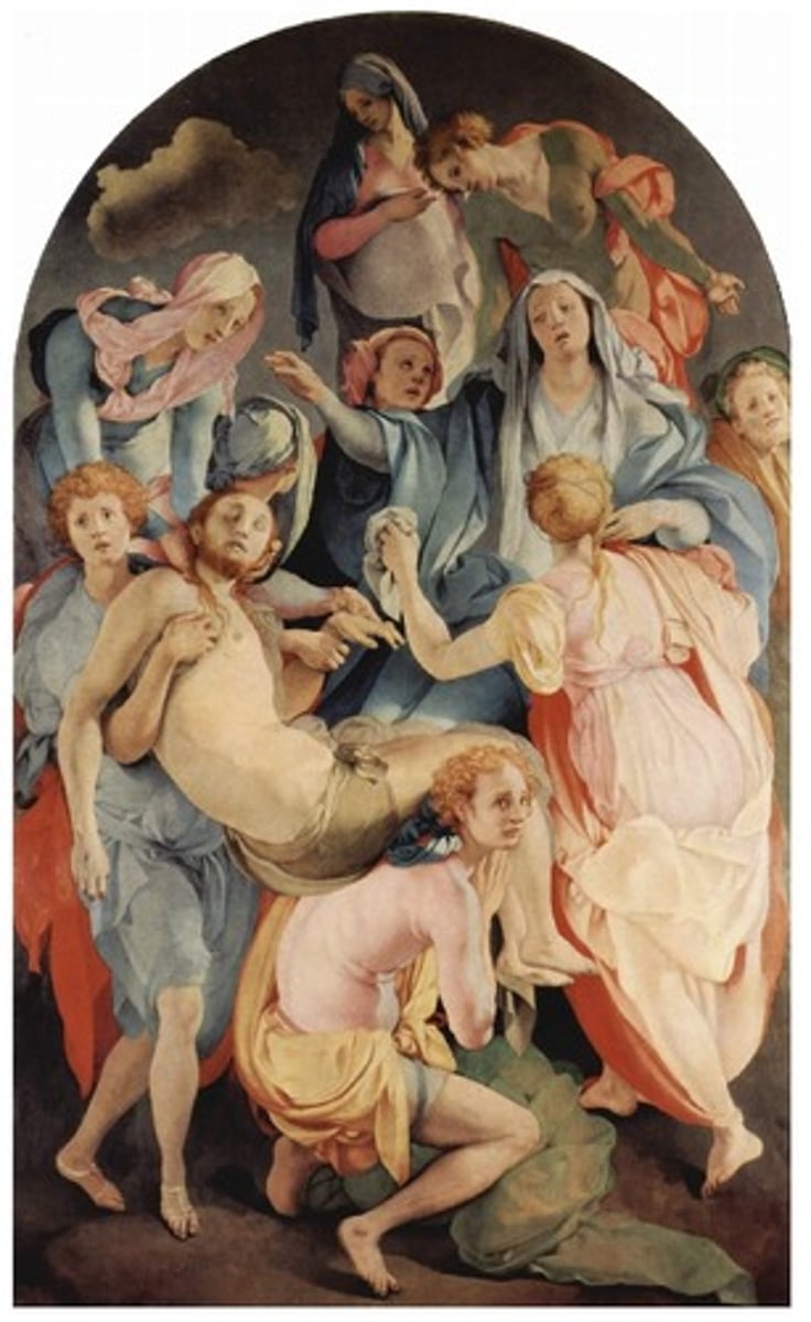 <p>Jacopo da Pontormo</p><p>1525-1528 CE</p><p>Oil on wood</p>