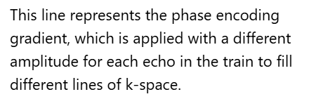 <p>C. Phase encoding gradient</p>