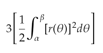 <ul><li><p>Find where graph intersects the origin (r=0)</p></li><li><p>Integrate between any two consecutive intersection points</p><ul><li><p>Must be consecutive or area will be wrong</p></li></ul></li><li><p>Use symmetry if necessary</p></li></ul>