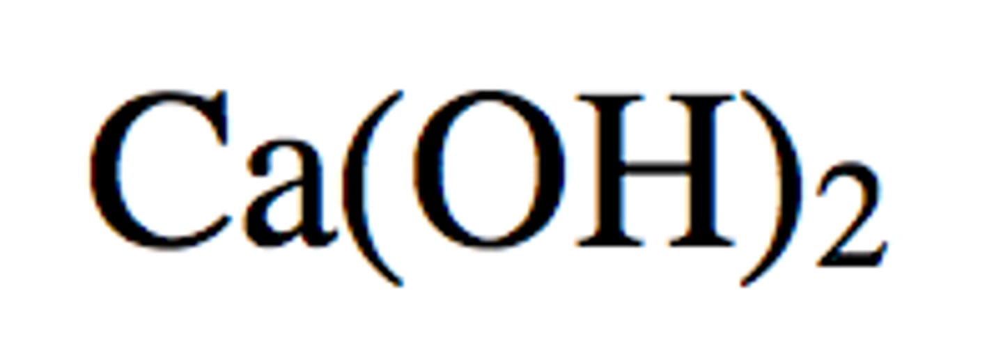 <p>Ca(OH)2</p>