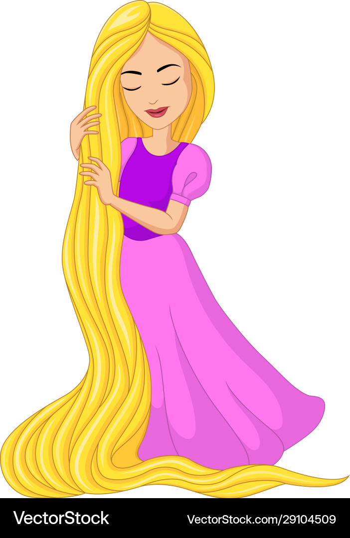 <p>Long hair</p>